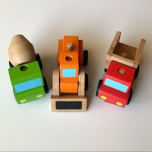 Adorable Melissa and Doug Stacking Trucks